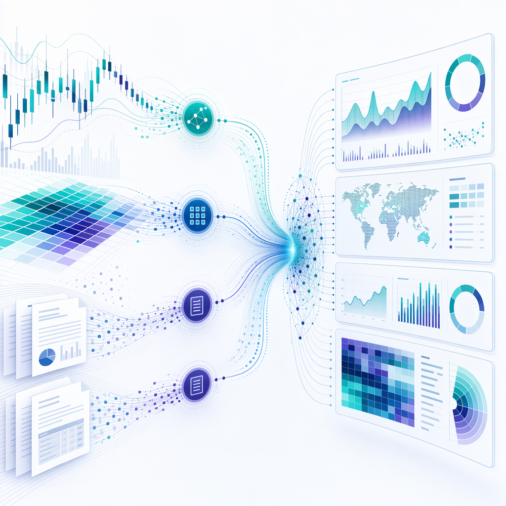 AI financial intelligence dashboard with charts, risk analysis, and portfolio optimization