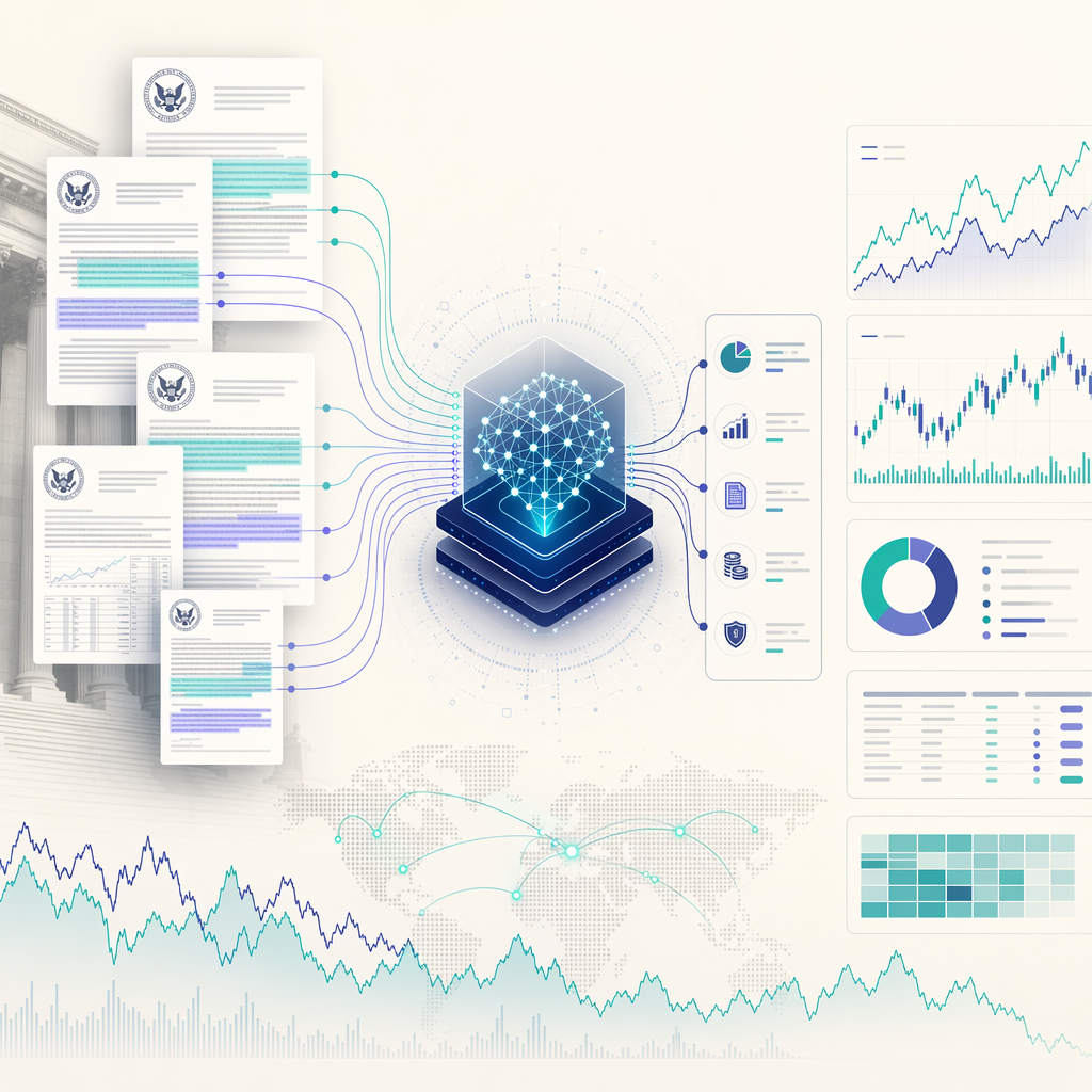 AI financial data intelligence — SEC filing analysis, data extraction, risk scoring, and automated insights